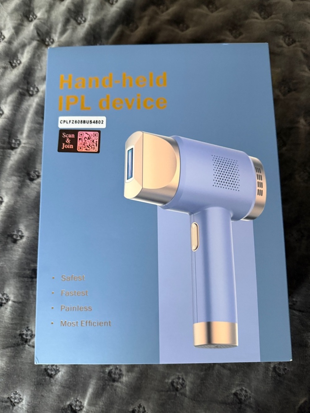 Hand-held IPL Hair Removal Device - Blue